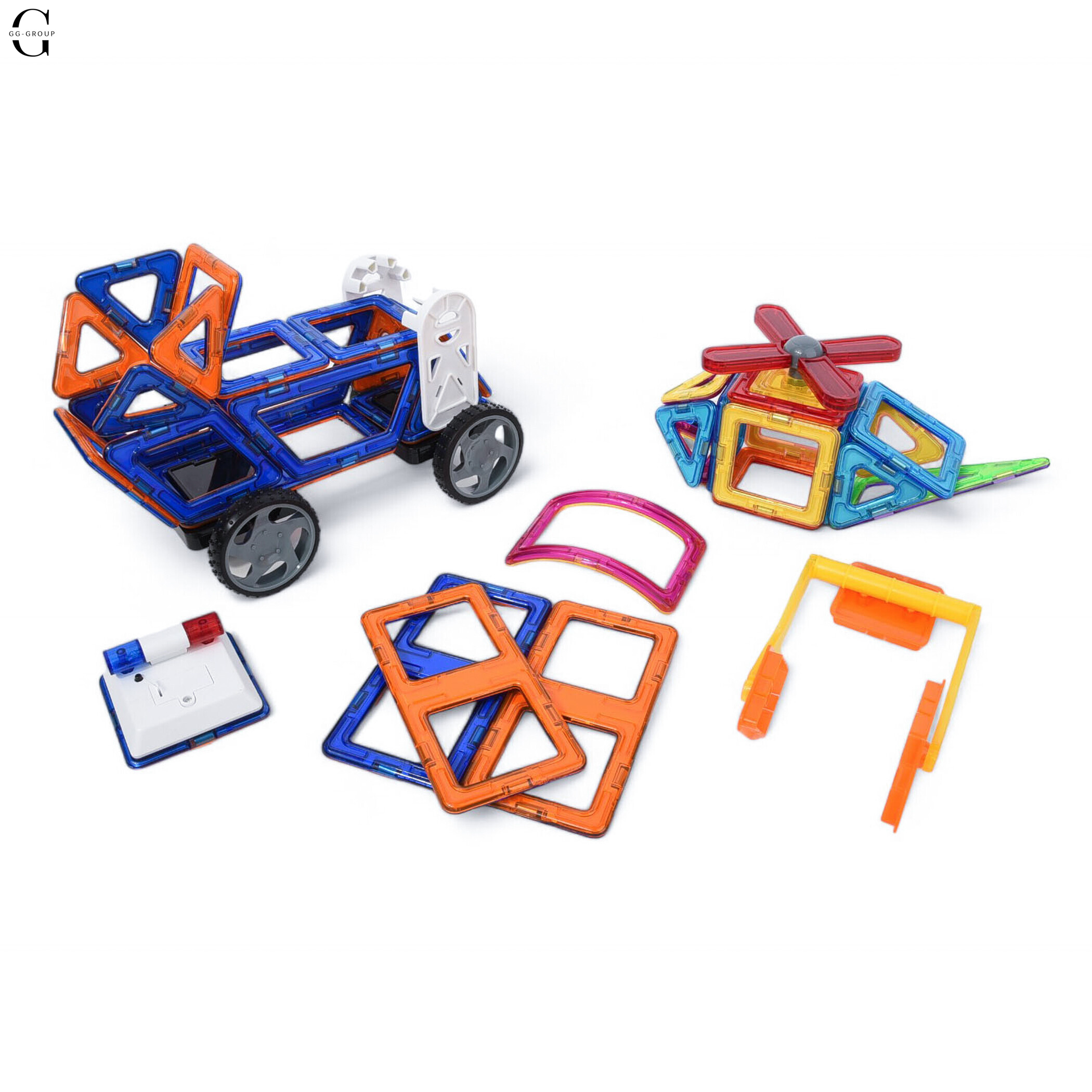 Магнитный конструктор 78 деталей танспорт Magnit/Magical/LIMO TOY